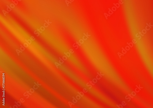 Light Orange vector background with liquid shapes.