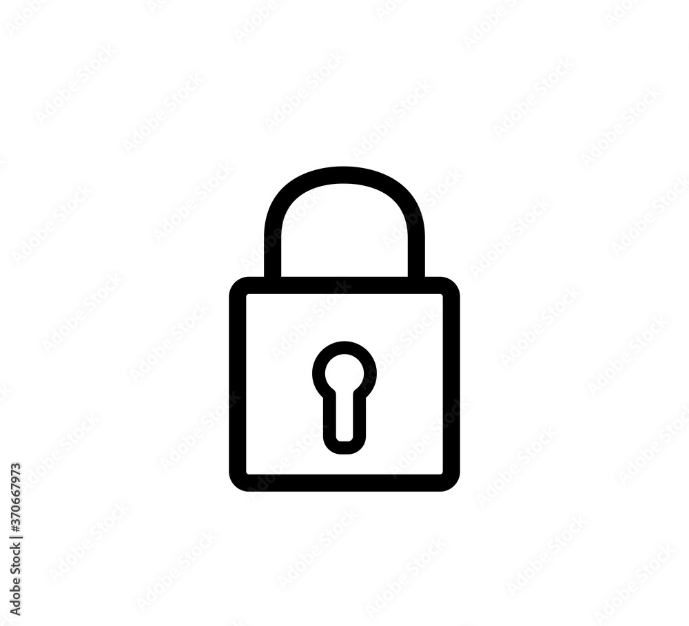 Password icon vector logo design template Password icon vector logo design template
