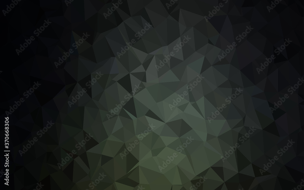 Dark Black vector blurry triangle template. Dark Black vector blurry triangle template.