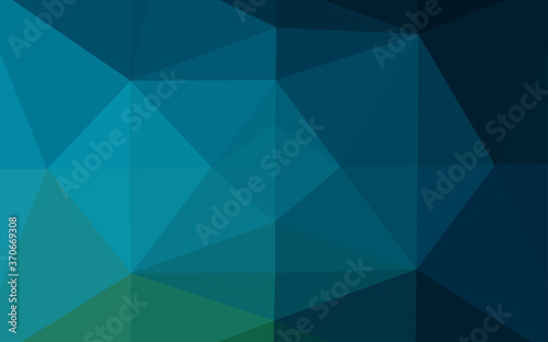 Light Blue  Green vector low poly texture.