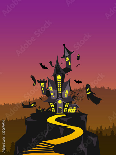 ハロウィーン向けの怪しげなお城2