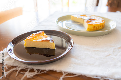 piece of cake on a plate