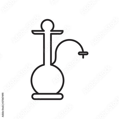navratri teapot line style icon
