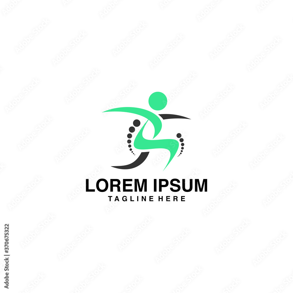 Knee Bone Therapy Logo Vector Icon Illustration Knee Bone Therapy Logo Vector Icon Illustration