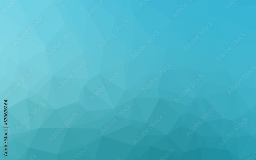 Light BLUE vector triangle mosaic cover. Light BLUE vector triangle mosaic cover.