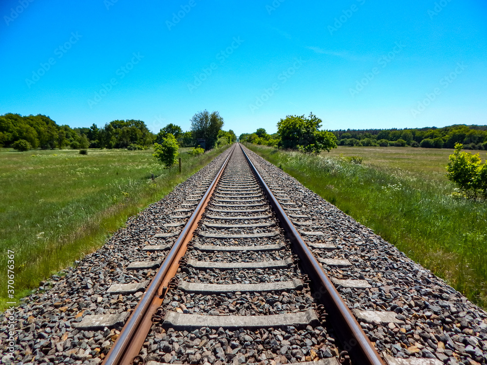 railway in the countryside railway in the countryside
