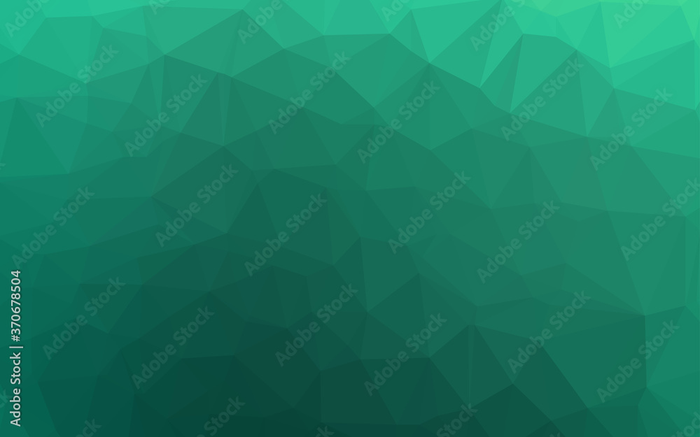 Light Green vector shining triangular background. Light Green vector shining triangular background.