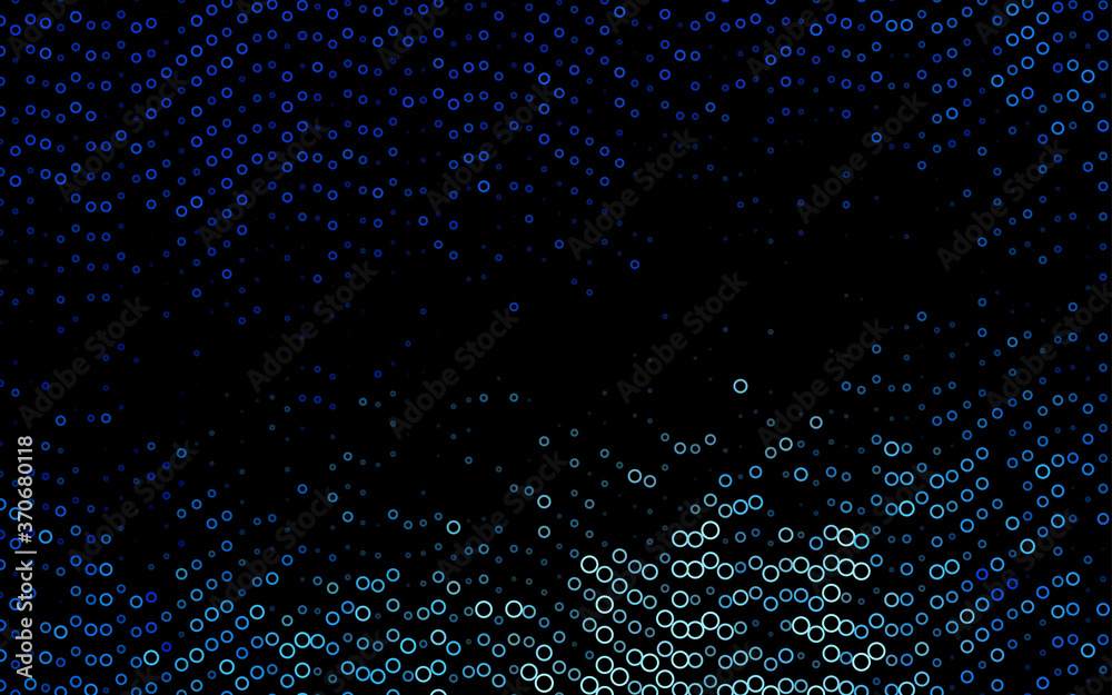 Dark BLUE vector backdrop with dots. Dark BLUE vector backdrop with dots.