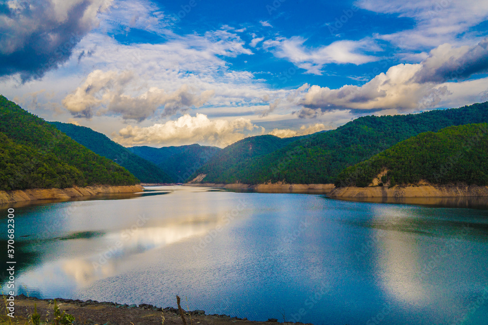 Fototapeta premium Reservoir in Chile.