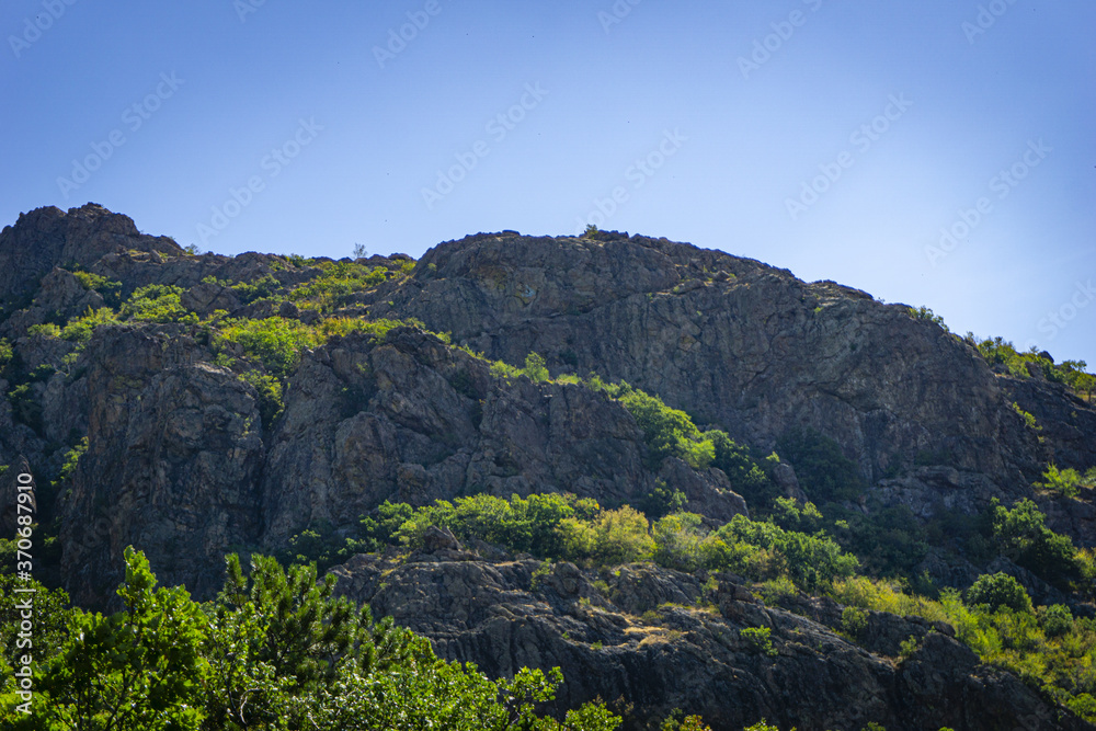 Early summer day in The Balkan mountain range near Sliven, Bulgaria. Also called 
