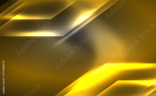 Dynamic neon shiny abstract background. Trendy abstract layout template for business or technology presentation, internet poster or web brochure cover, wallpaper