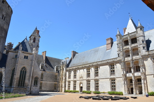 Château de châteaudun - vue panoramique photo