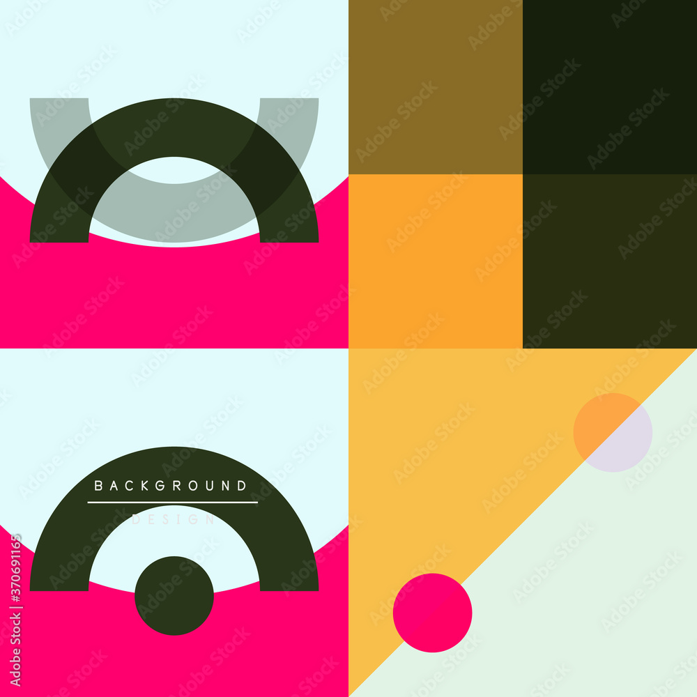 Neo memphis geometric pattern with circles, squares and lines. Pop art abstract background for covers, banners, flyers and posters and other templates Neo memphis geometric pattern with circles, squares and lines. Pop art abstract background for covers, banners, flyers and posters and other templates