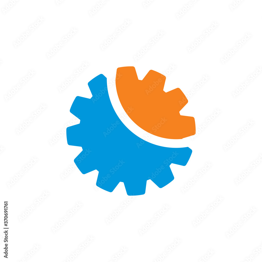 abstract industrial logo , gear logo abstract industrial logo , gear logo