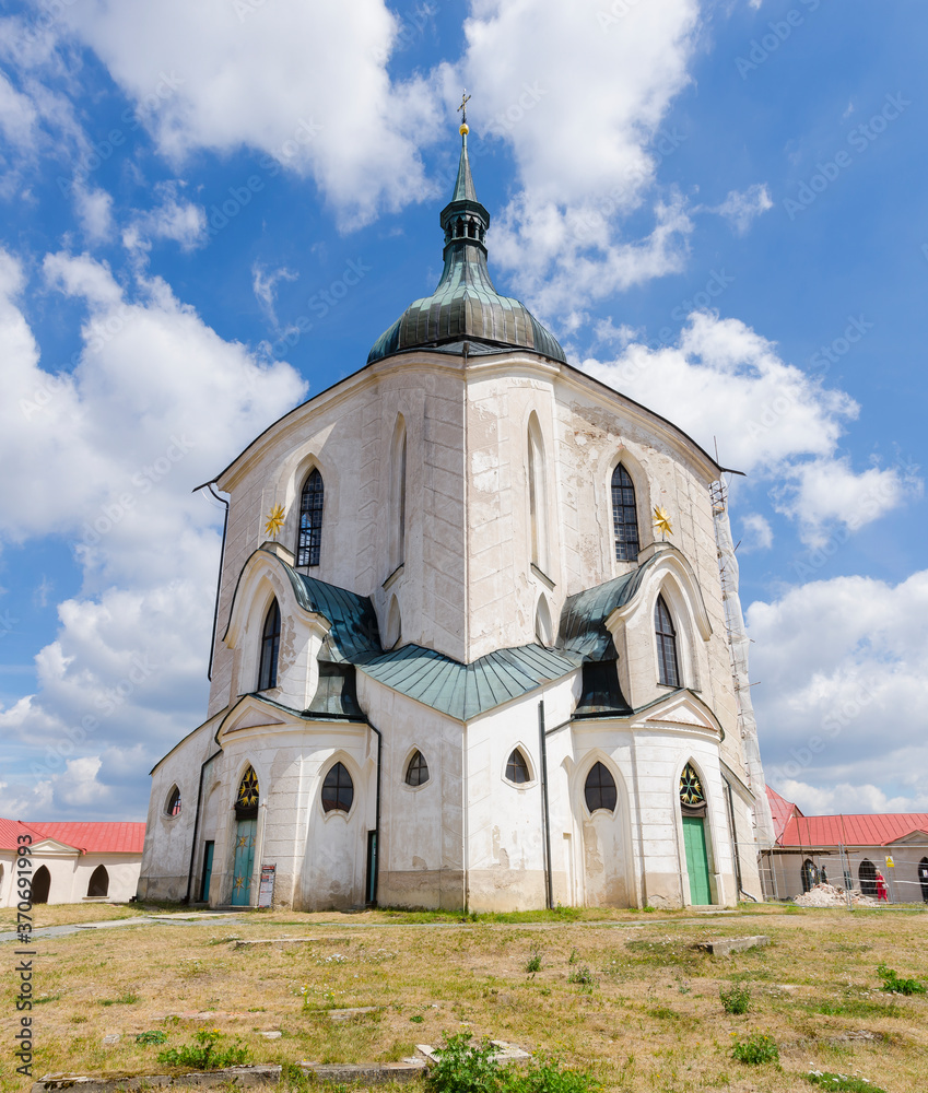 Pilgrimage Church of Saint John of Nepomuk at Zelena Hora, Chechia