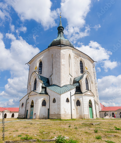 Pilgrimage Church of Saint John of Nepomuk at Zelena Hora, Chechia photo