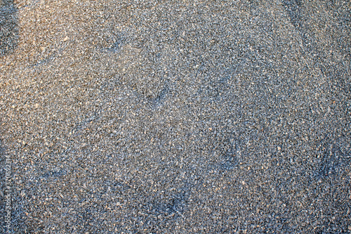 a stack of gravel crushed.