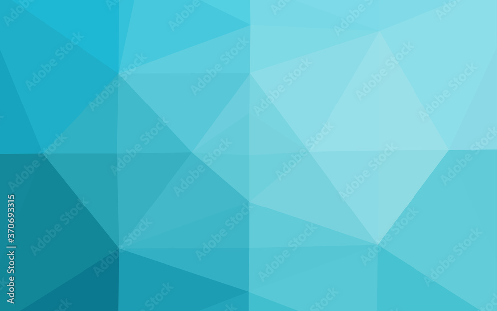 Light BLUE vector polygon abstract backdrop. Light BLUE vector polygon abstract backdrop.