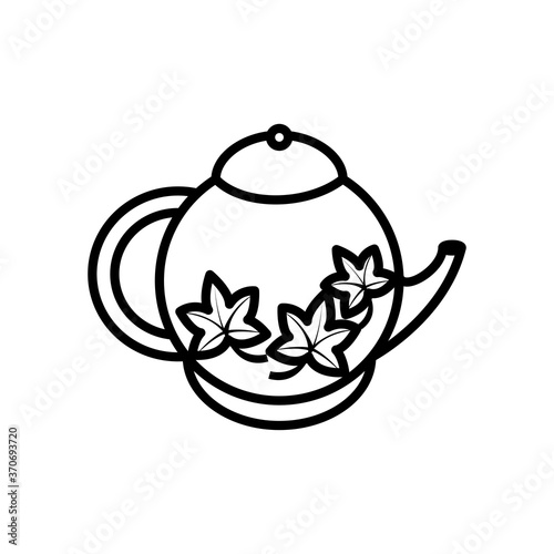 chinese ceramic teapot line style