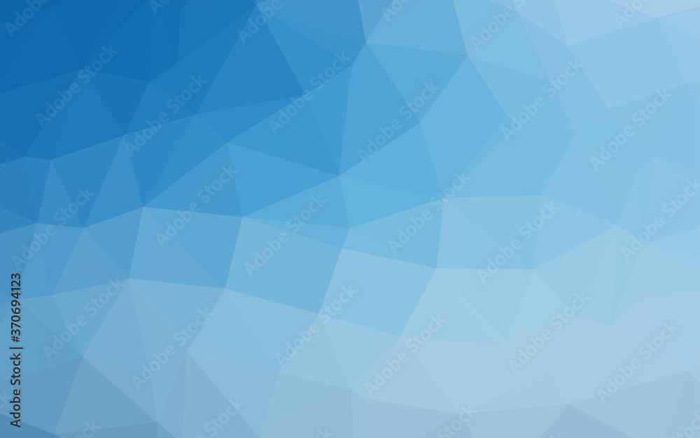 Light BLUE vector polygon abstract backdrop.