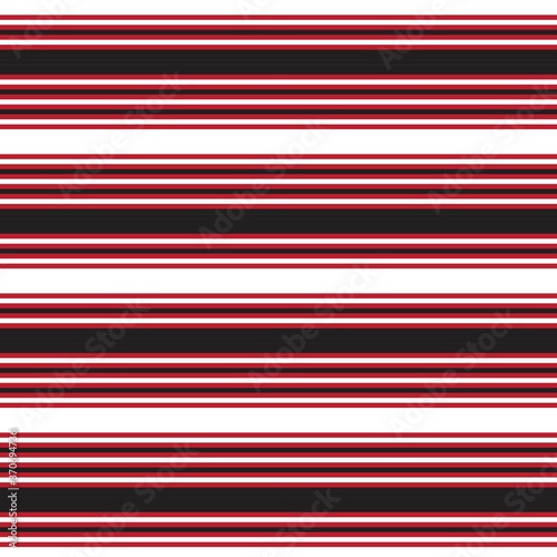 Red Stripe seamless pattern background in horizontal style
