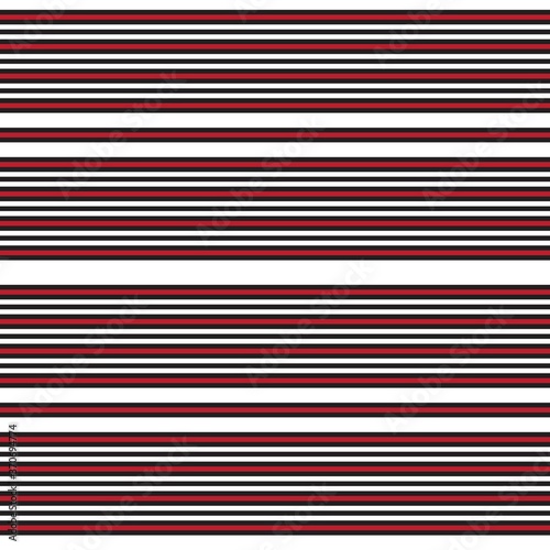 Red Stripe seamless pattern background in horizontal style