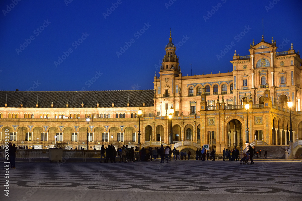 Fototapeta premium Plaza de Espana in Seville, Spain
