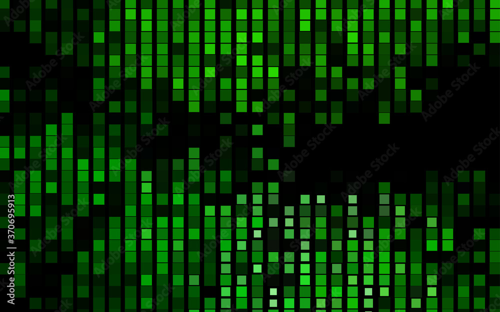 Dark Green vector texture in rectangular style. Dark Green vector texture in rectangular style.
