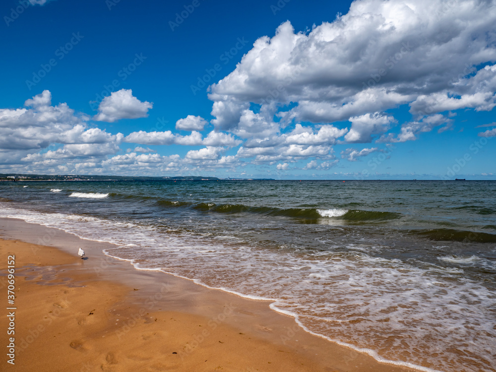 beach and sky baltic sea gdansk poland beach and sky baltic sea gdansk poland