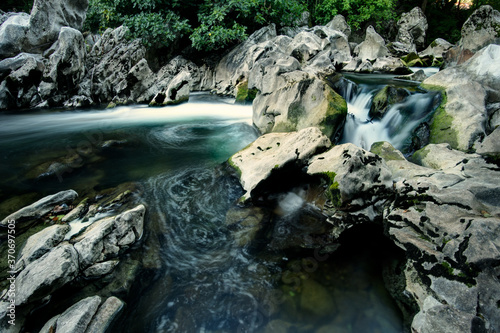 HDR on the rocky river