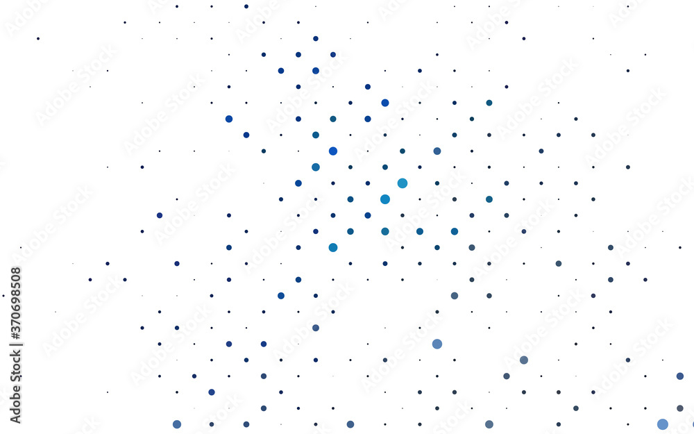 Light BLUE vector cover with spots. Light BLUE vector cover with spots.