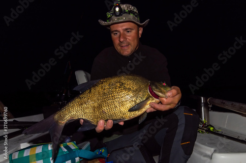 Summer bream caught by nght photo