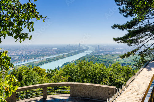 Panorama of Vienna from the Kahlenberg hill