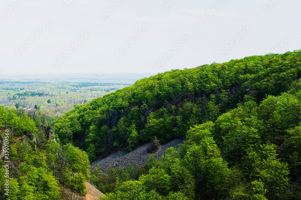 view from the top of the mountain