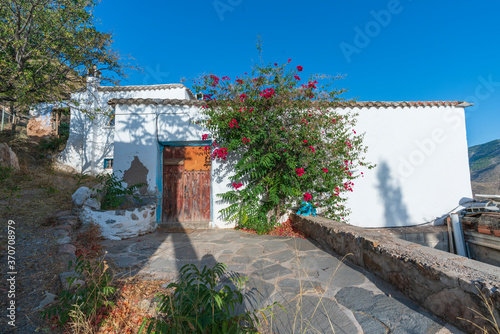 abandoned farmhouse in southern Spain