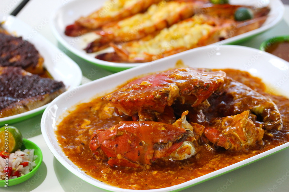 Ταπετσαρία Asian Street Food - Chilli Crab