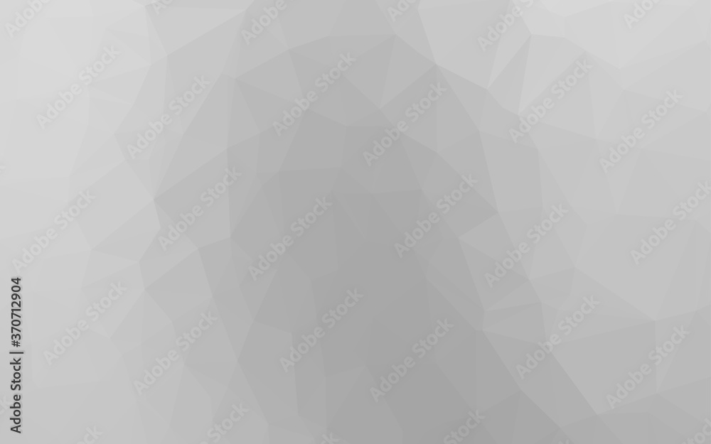 Light Silver, Gray vector shining triangular pattern.