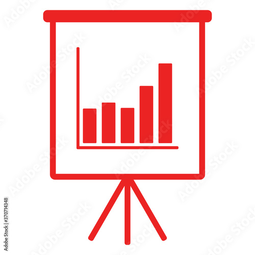 Diagramm und Flipchart