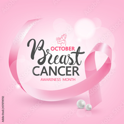 Breast Cancer Awareness banners and ribbons,Breast cancer awareness for new social media template