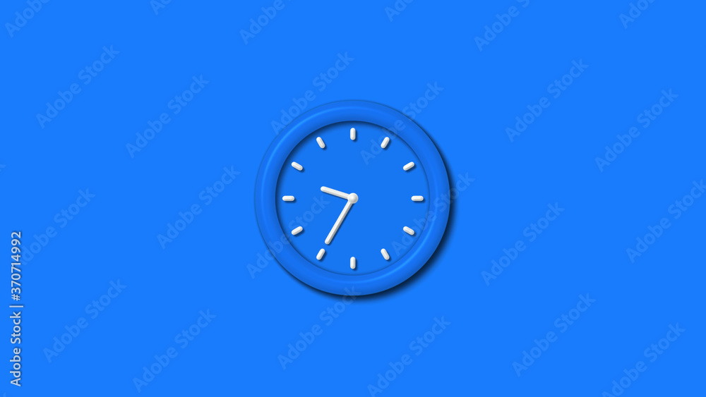 Amazing aqua color 3d wall clock animation video footage,Clock animation Amazing aqua color 3d wall clock animation video footage,Clock animation