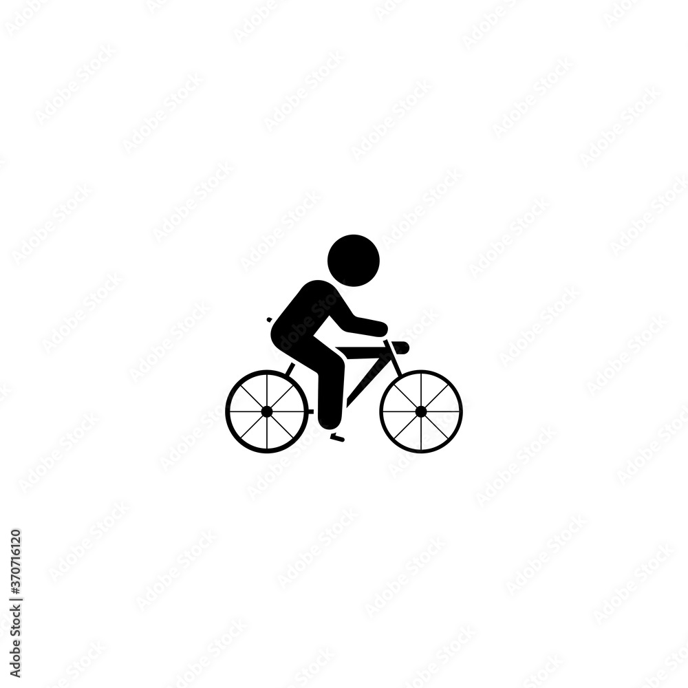 Obraz premium Bicycle Icon Vector Design Template