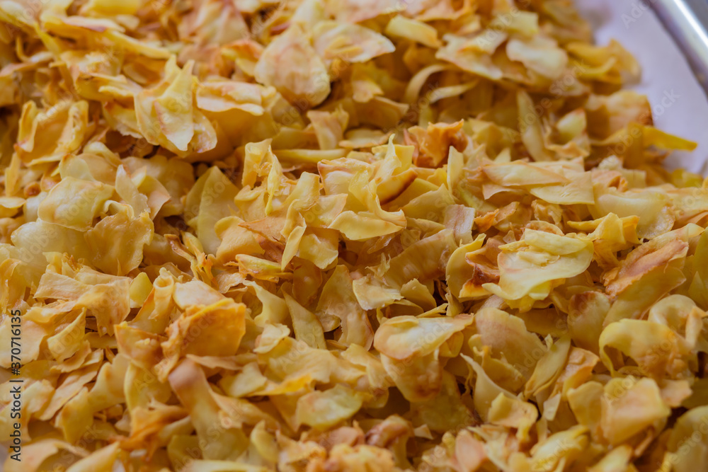 Deep fried, Crispy Durian. AKA Durian chips. Deep fried, Crispy Durian. AKA Durian chips.