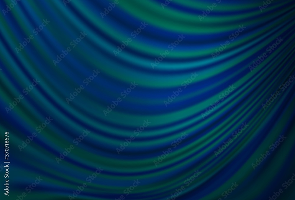 Dark BLUE vector background with bent ribbons. Dark BLUE vector background with bent ribbons.