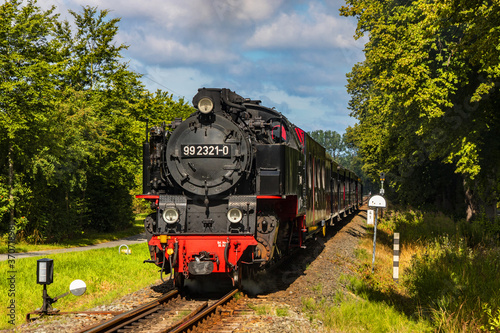 ride of a tourist German washing train