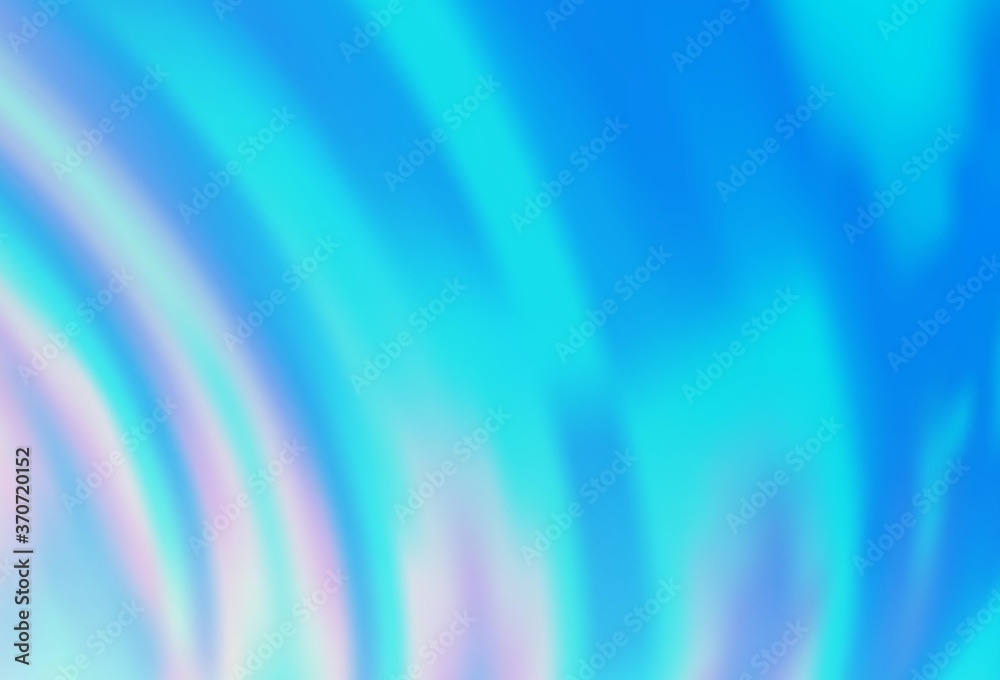 Light BLUE vector template with bent lines. Light BLUE vector template with bent lines.