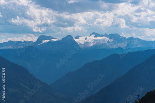 Austrian Alps, Loser. Mountain landscape with clouds