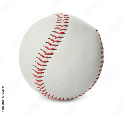 Traditional baseball ball isolated on white. Sportive equipment