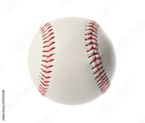 Traditional baseball ball isolated on white. Sportive equipment