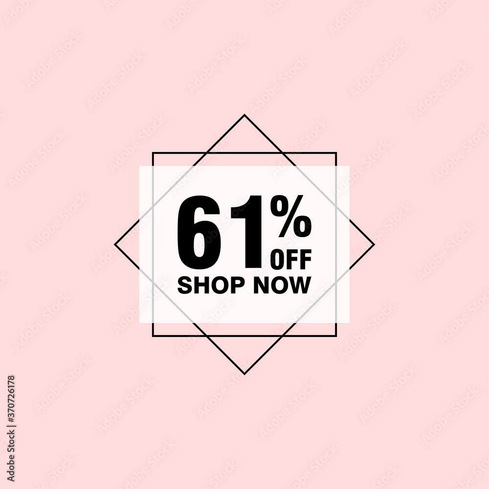 61 discount, Sales Vector badges for Labels, , Stickers, Banners, Tags, Web Stickers, New offer. Discount origami sign banner 61 discount, Sales Vector badges for Labels, , Stickers, Banners, Tags, Web Stickers, New offer. Discount origami sign banner