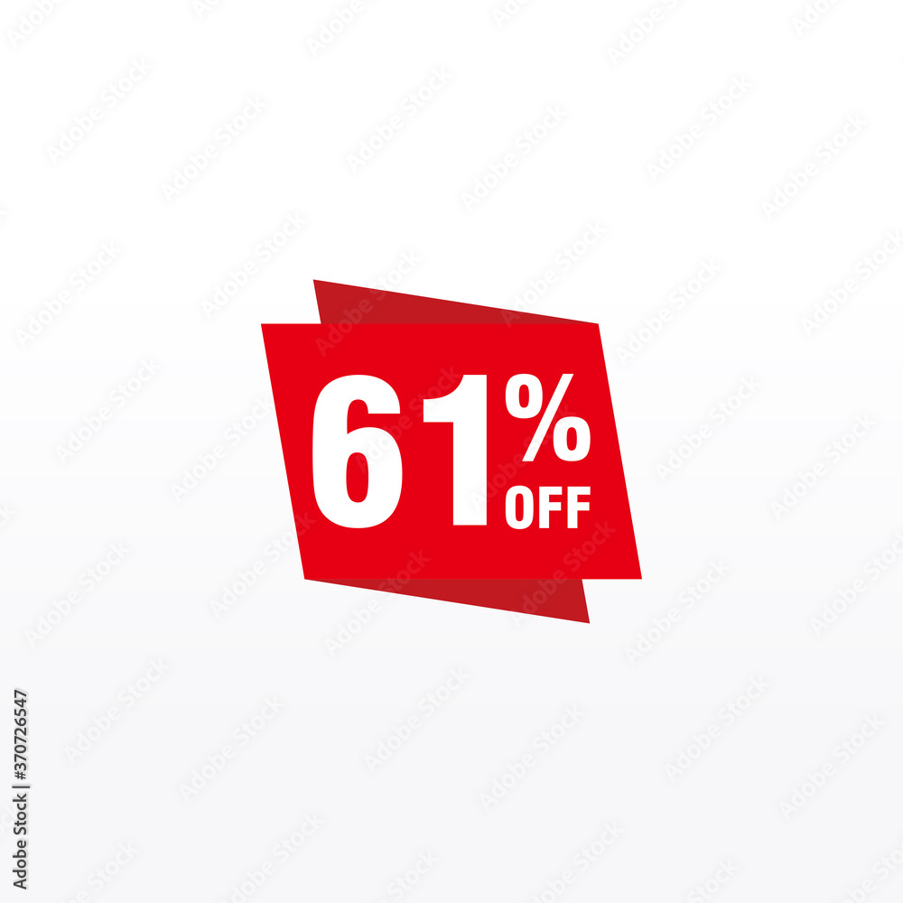 61 discount, Sales Vector badges for Labels, , Stickers, Banners, Tags, Web Stickers, New offer. Discount origami sign banner 61 discount, Sales Vector badges for Labels, , Stickers, Banners, Tags, Web Stickers, New offer. Discount origami sign banner
